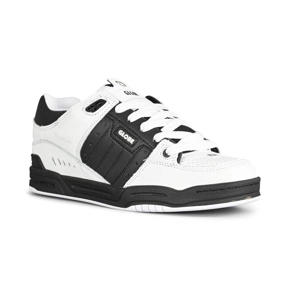 Globe Fusion Skate Shoes - Black/White/White