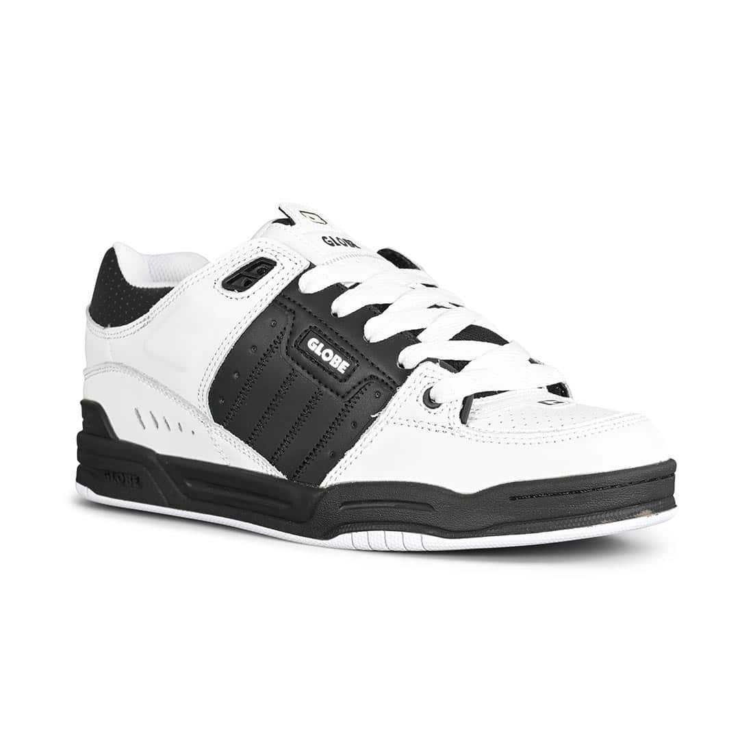 Globe Fusion Skate Shoes - Black/White/White - Supereight