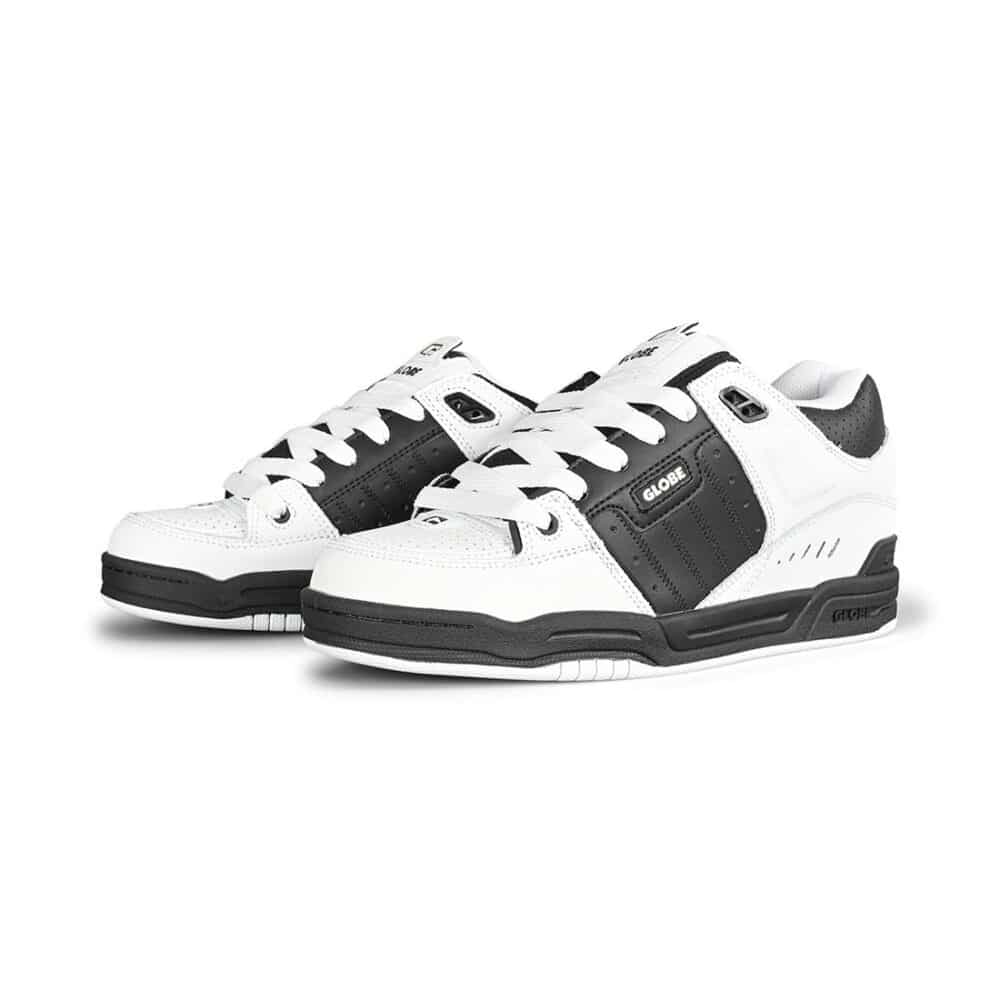 Globe Fusion Skate Shoes - Black/White/White