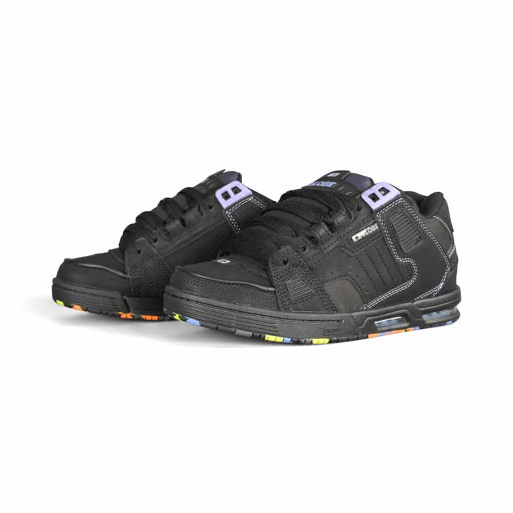 Globe Sabre Skate Shoes - Black/Lilac/Mosaic