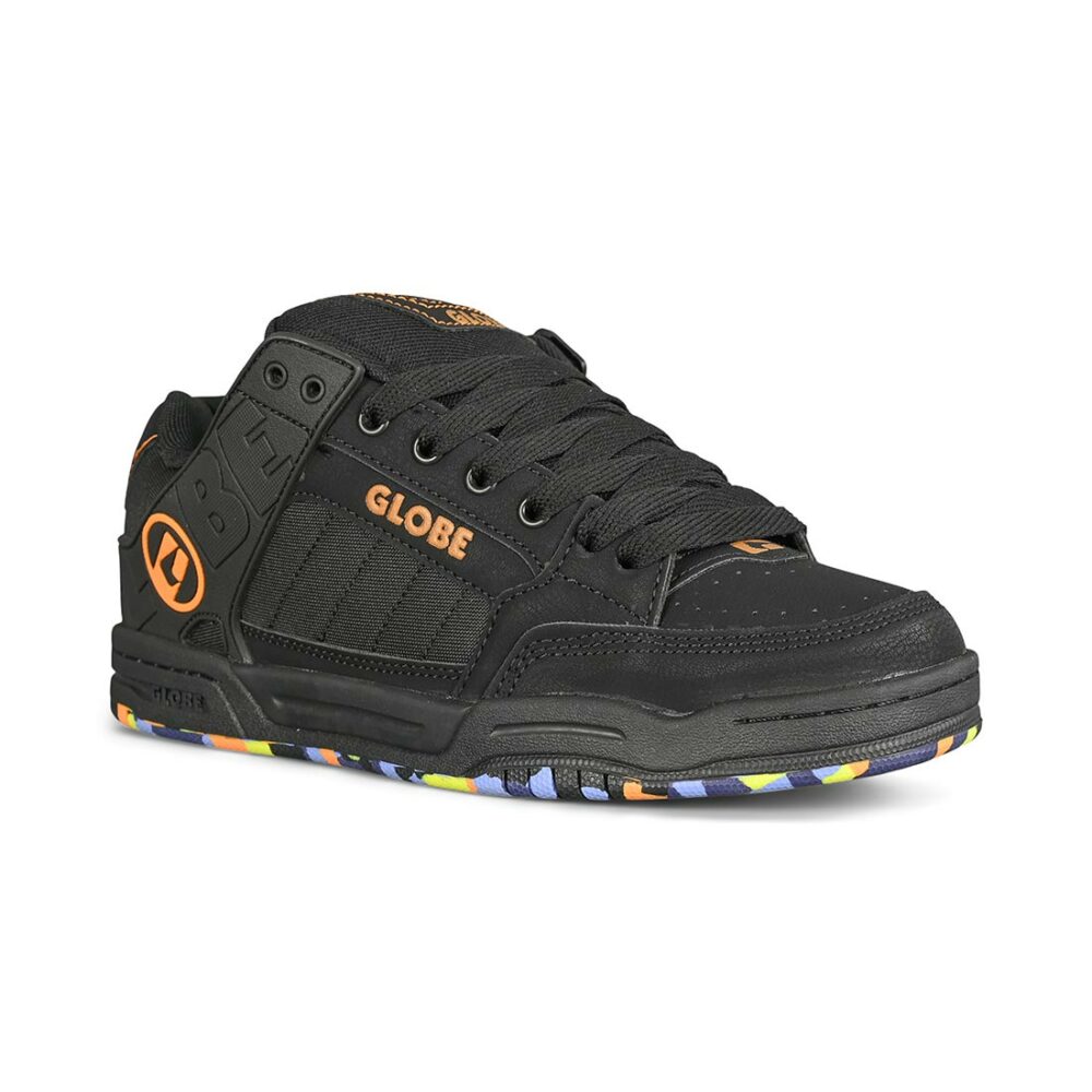 Globe Tilt Skate Shoes - Black/Clay/Mosaic