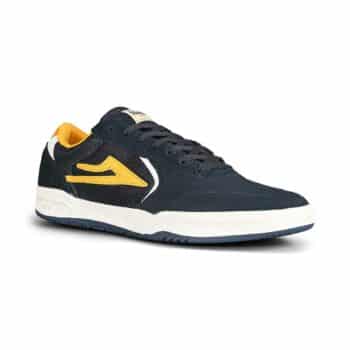 Lakai Atlantic Manch Skate Shoes - Navy/Gold