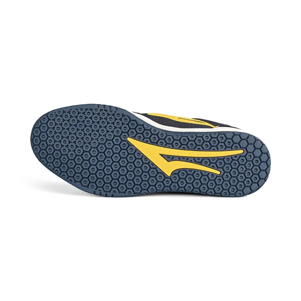 Lakai Atlantic Manch Skate Shoes - Navy/Gold