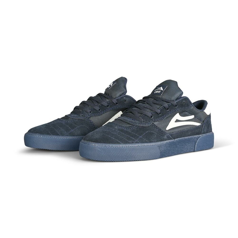 Lakai Cambridge Skate Shoes - Navy-Navy