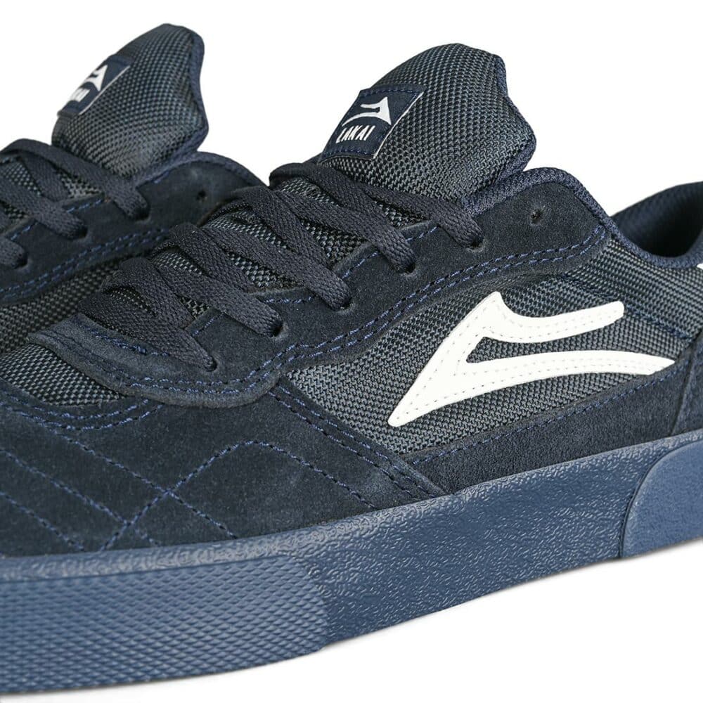 Lakai Cambridge Skate Shoes - Navy-Navy