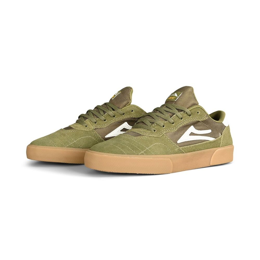 Lakai Cambridge Skate Shoes - Olive