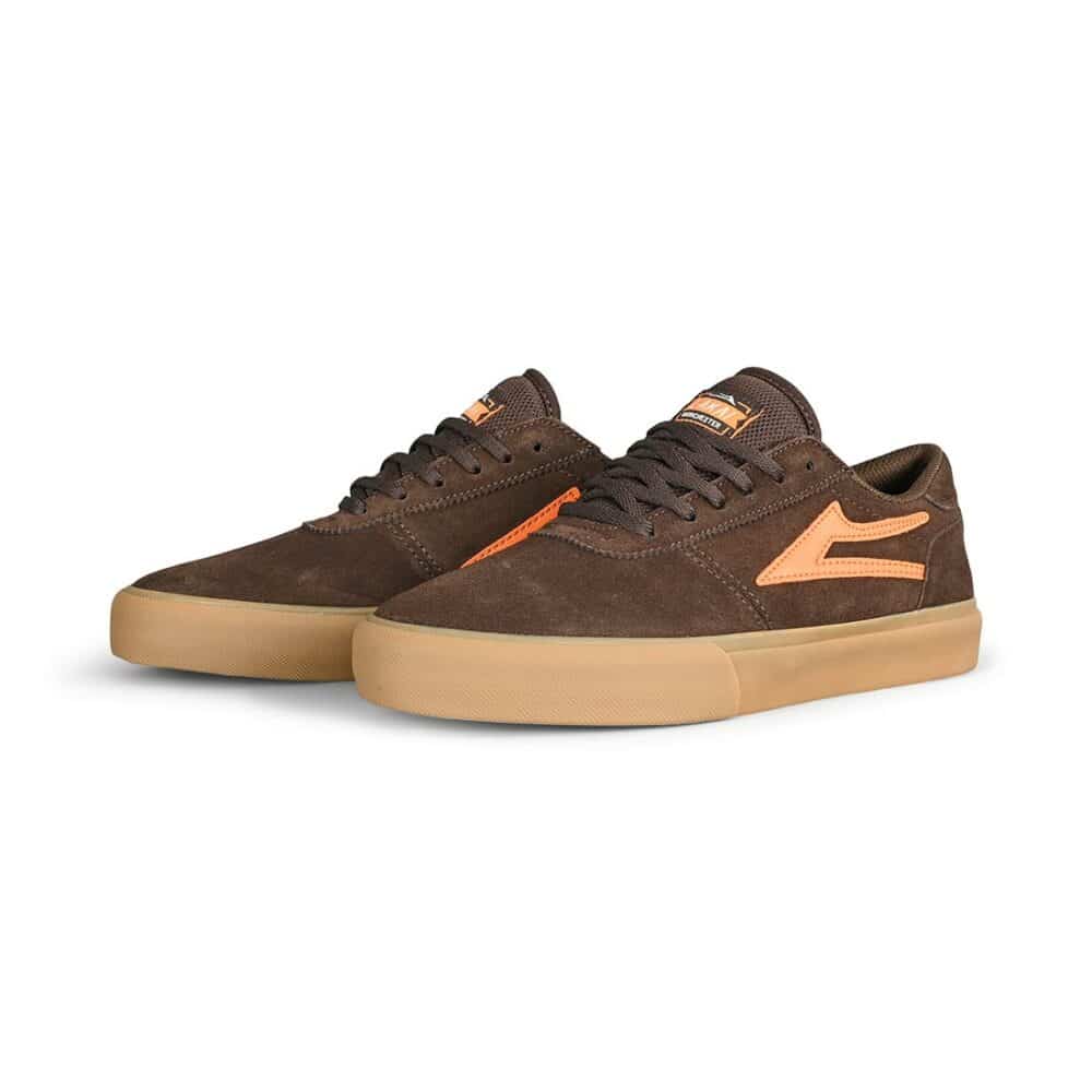 Lakai Manchester Skate Shoes - Chocolate-Gum