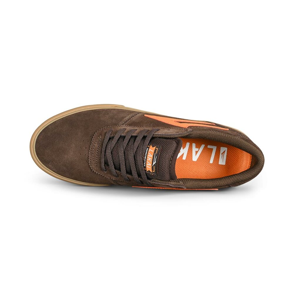 Lakai Manchester Skate Shoes - Chocolate-Gum