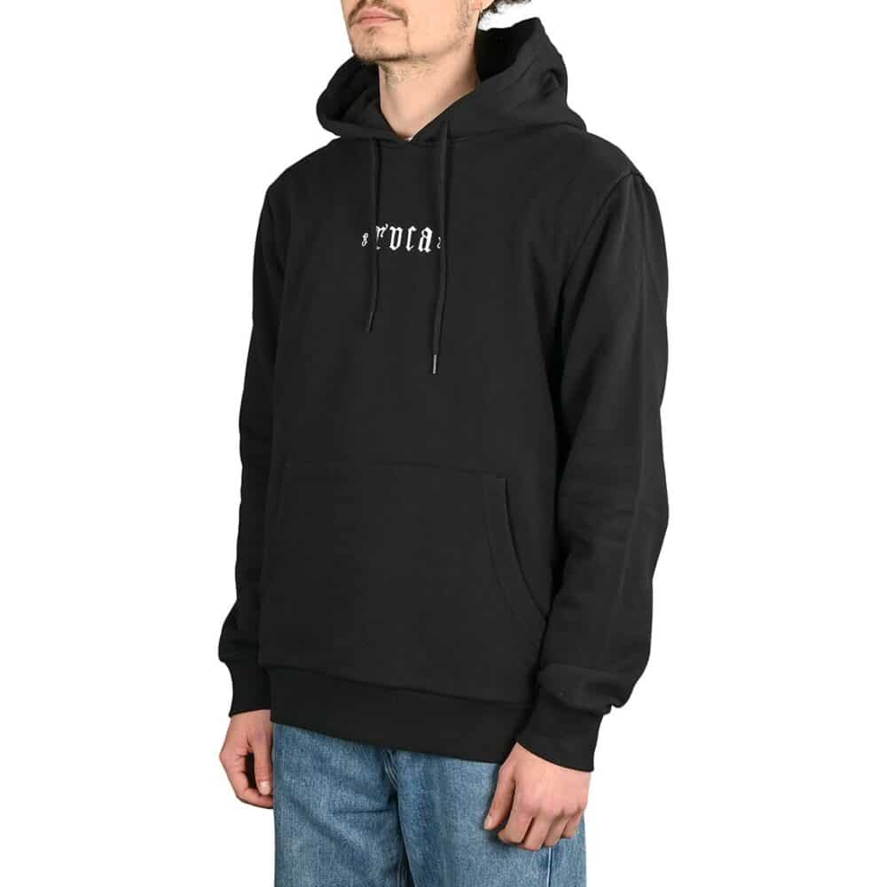 RVCA Floral Skulls Pullover Hoodie - Black