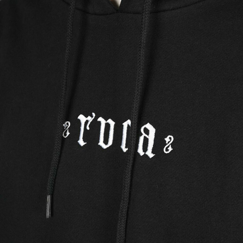 RVCA Floral Skulls Pullover Hoodie - Black