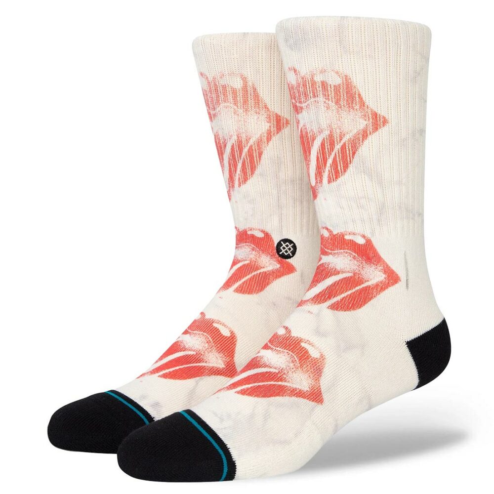 Stance Licks Crew Socks - Off White