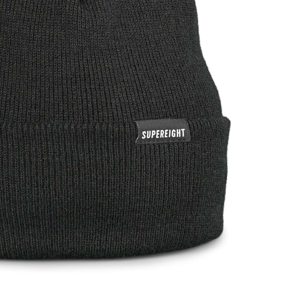 Supereight Supply Co Pom Beanie Hat - Black