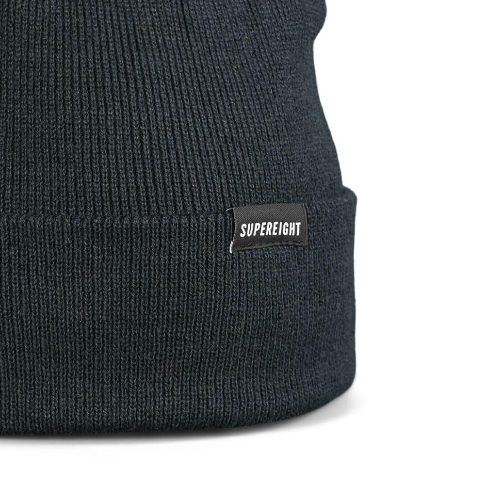 Supereight Supply Co Pom Beanie Hat - Navy