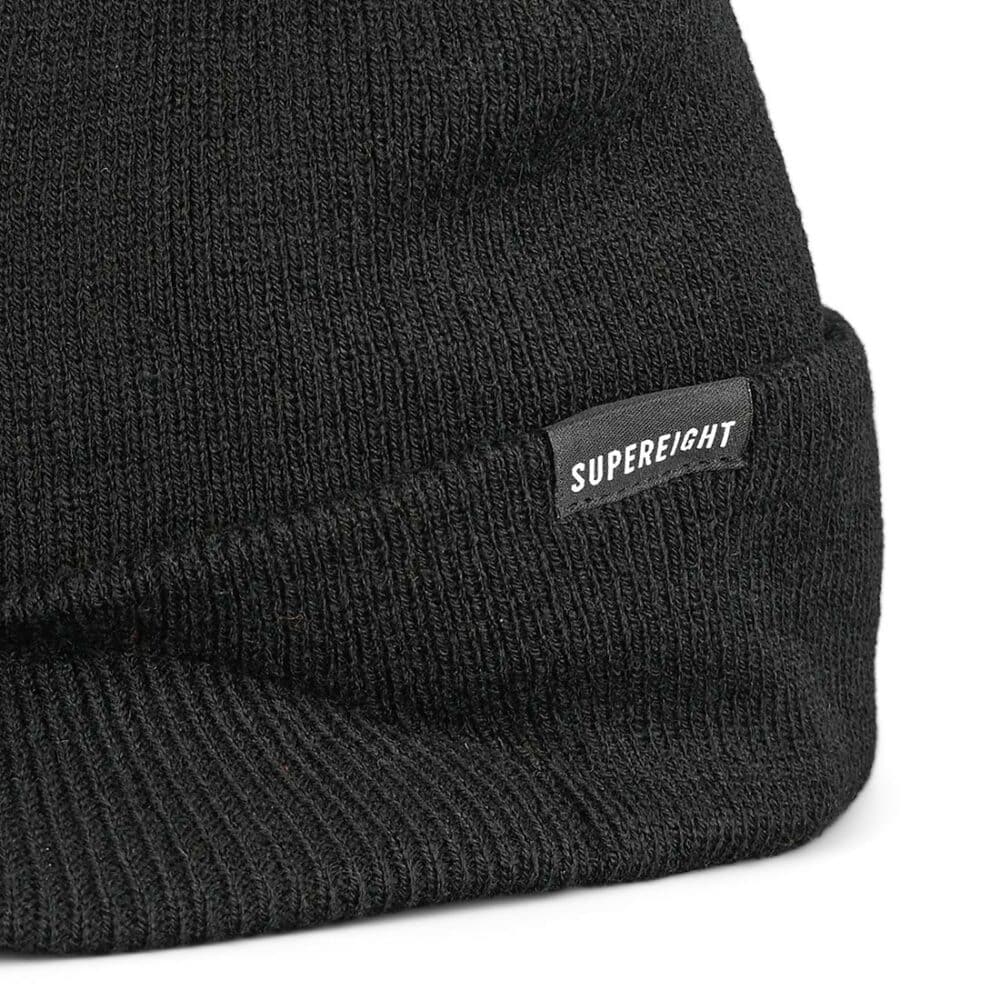 Supereight Supply Co Visor Beanie Hat - Black