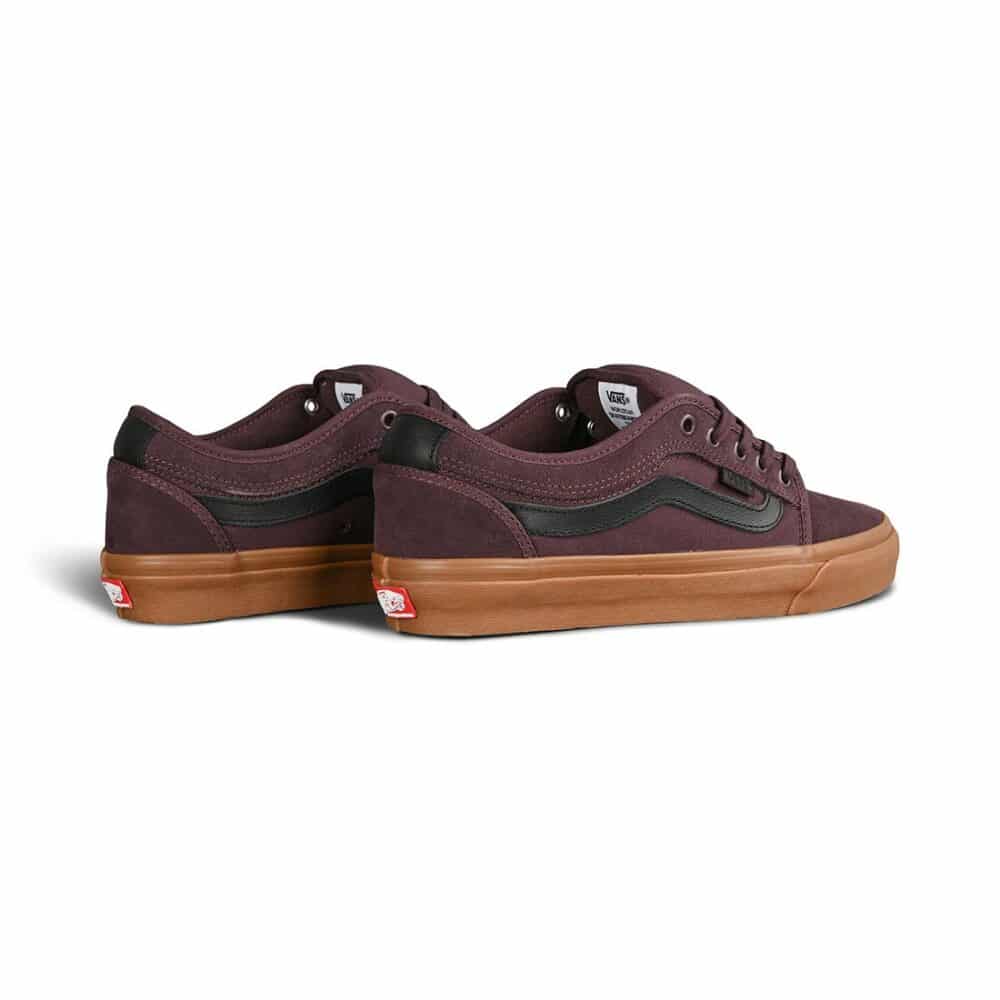 Vans Chukka Low Sidestripe Skate Shoes - Port/Gum