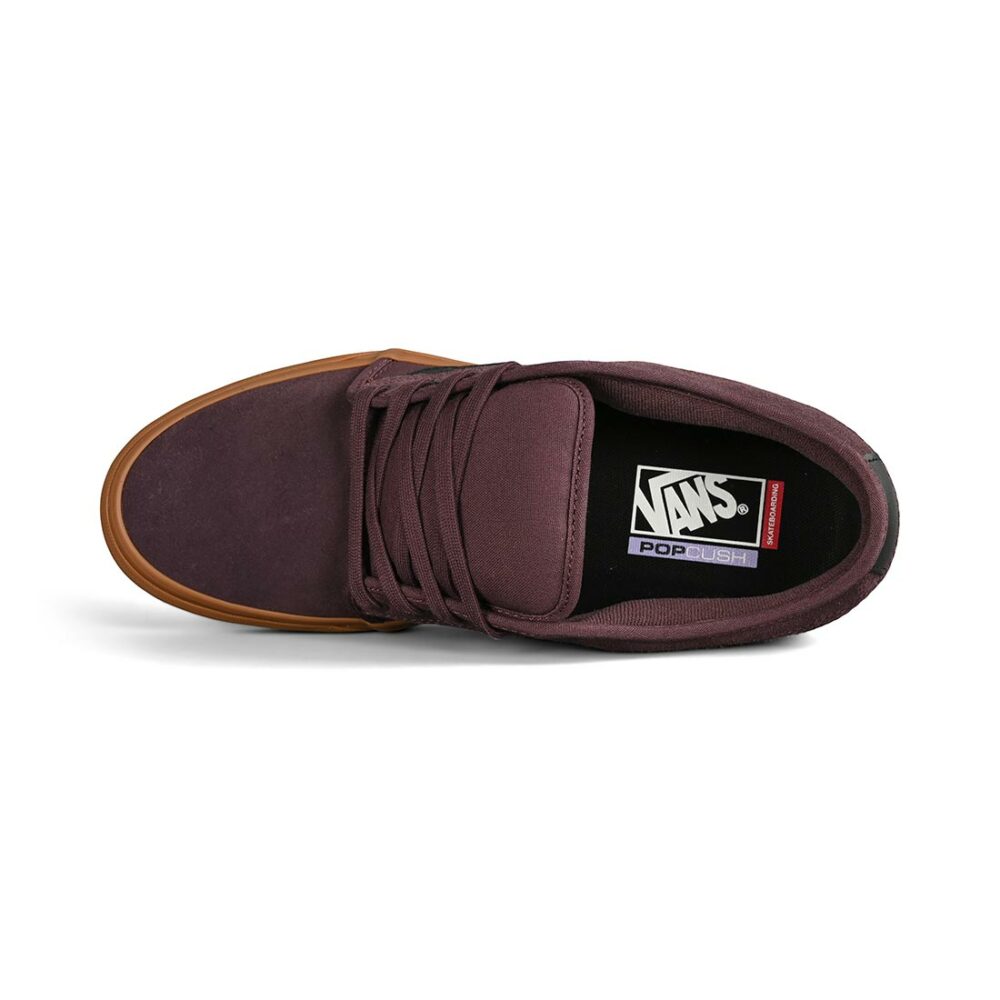 Vans Chukka Low Sidestripe Skate Shoes - Port/Gum