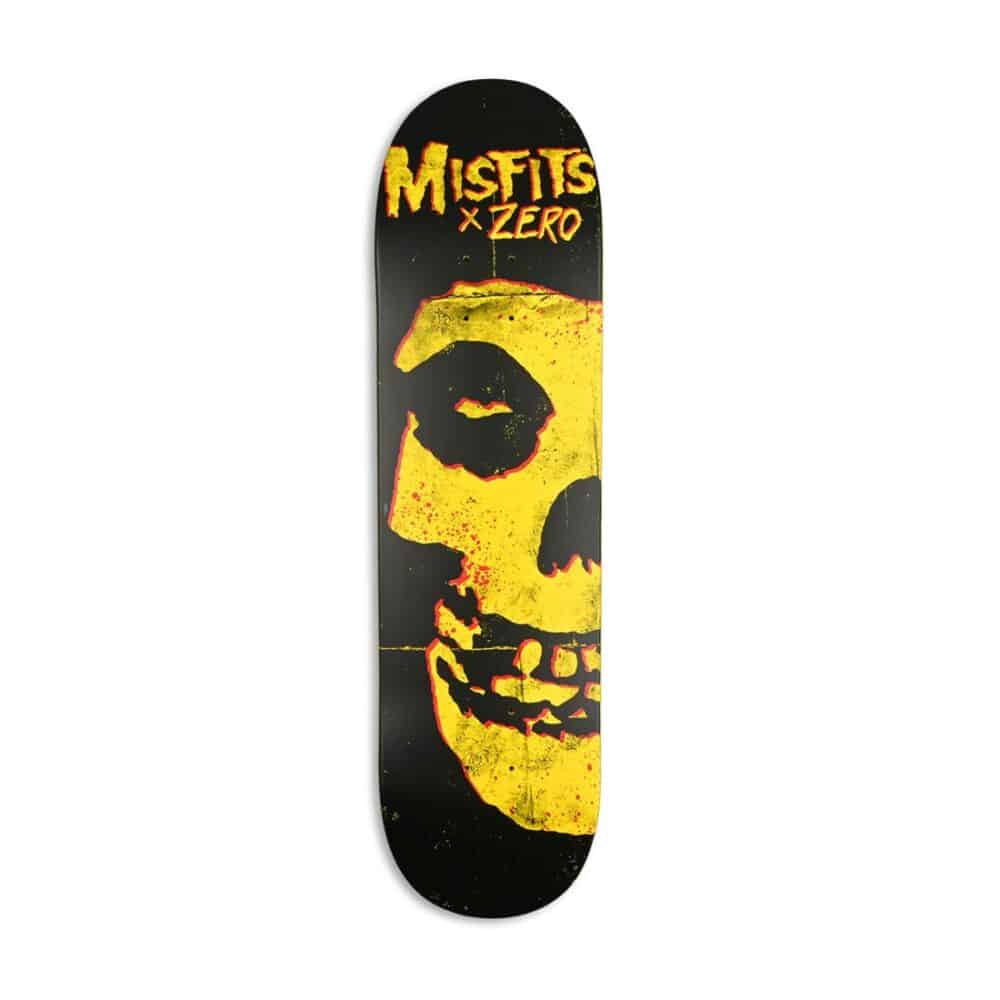 Zero x Misfits Fiend Skull Skateboard Deck