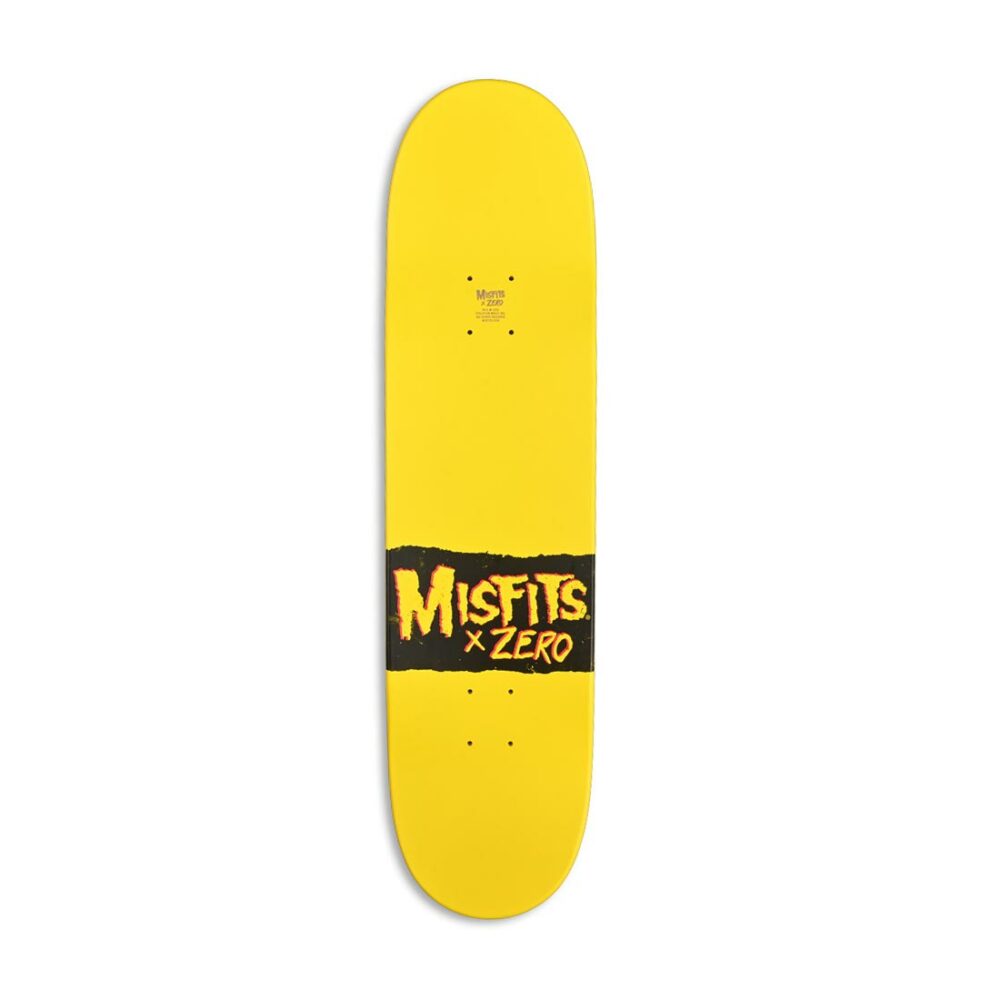 Zero x Misfits Fiend Skull Skateboard Deck