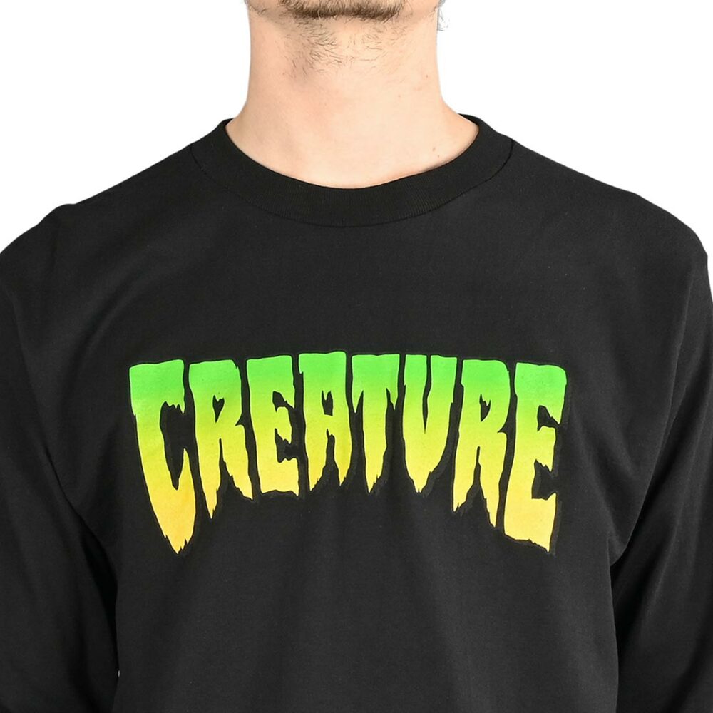 Creature Logo L-S T-Shirt - Black