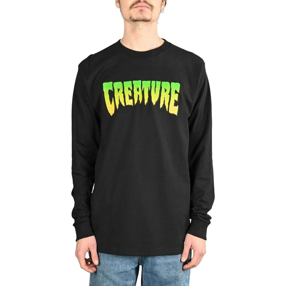 Creature Logo L-S T-Shirt - Black