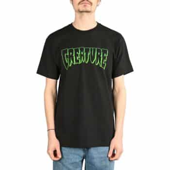 Creature Logo Outline S/S T-Shirt - Black