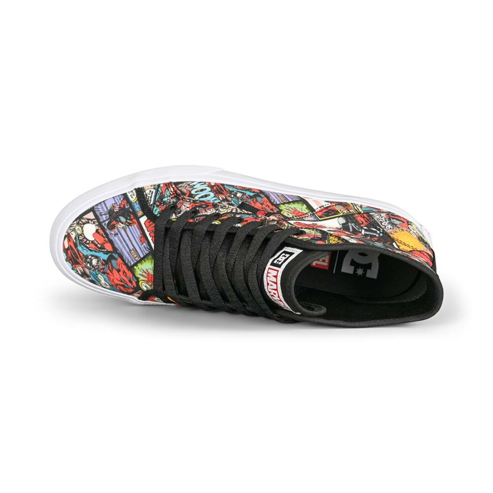 DC x Deadpool Manual Hi Skate Shoes - Black/Multi