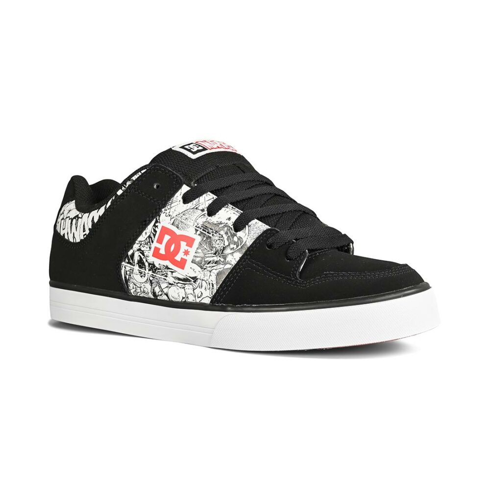 DC x Deadpool Pure Skate Shoes - Black/White/Red