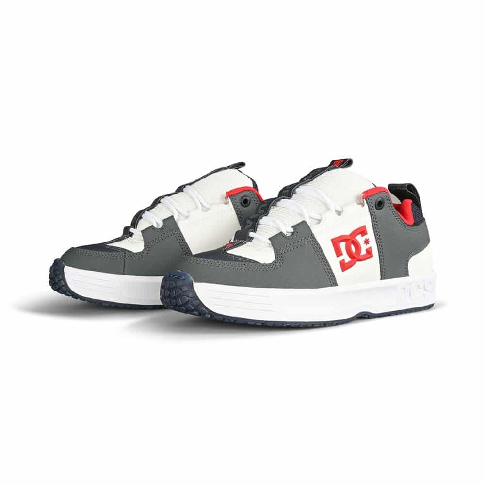 DC x Venture Lynx OG Skate Shoes - Grey/Dark Navy