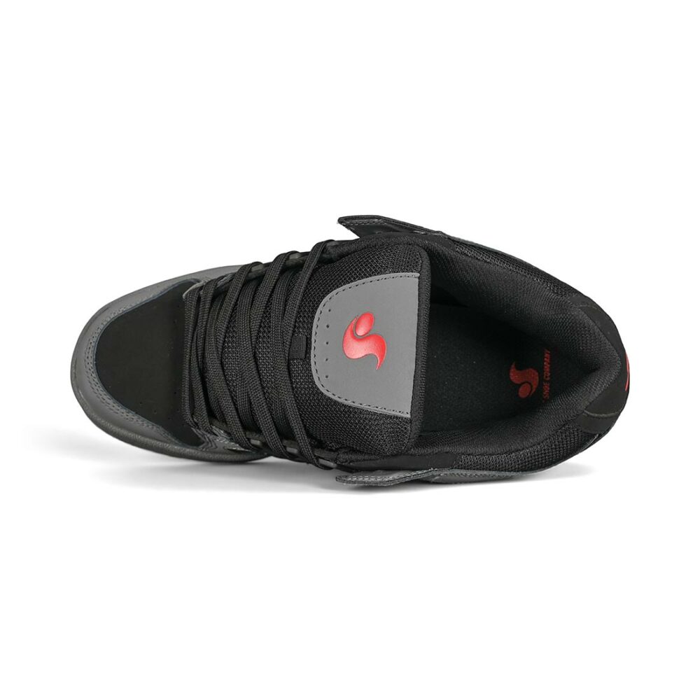 DVS Celsius Skate Shoes - Black-Charcoal-Red