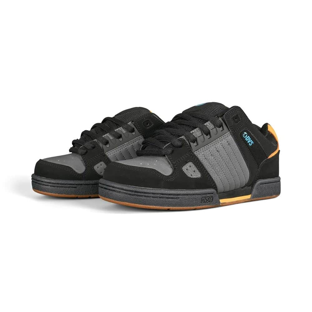 DVS Celsius Skate Shoes - Black/Orange/Blue