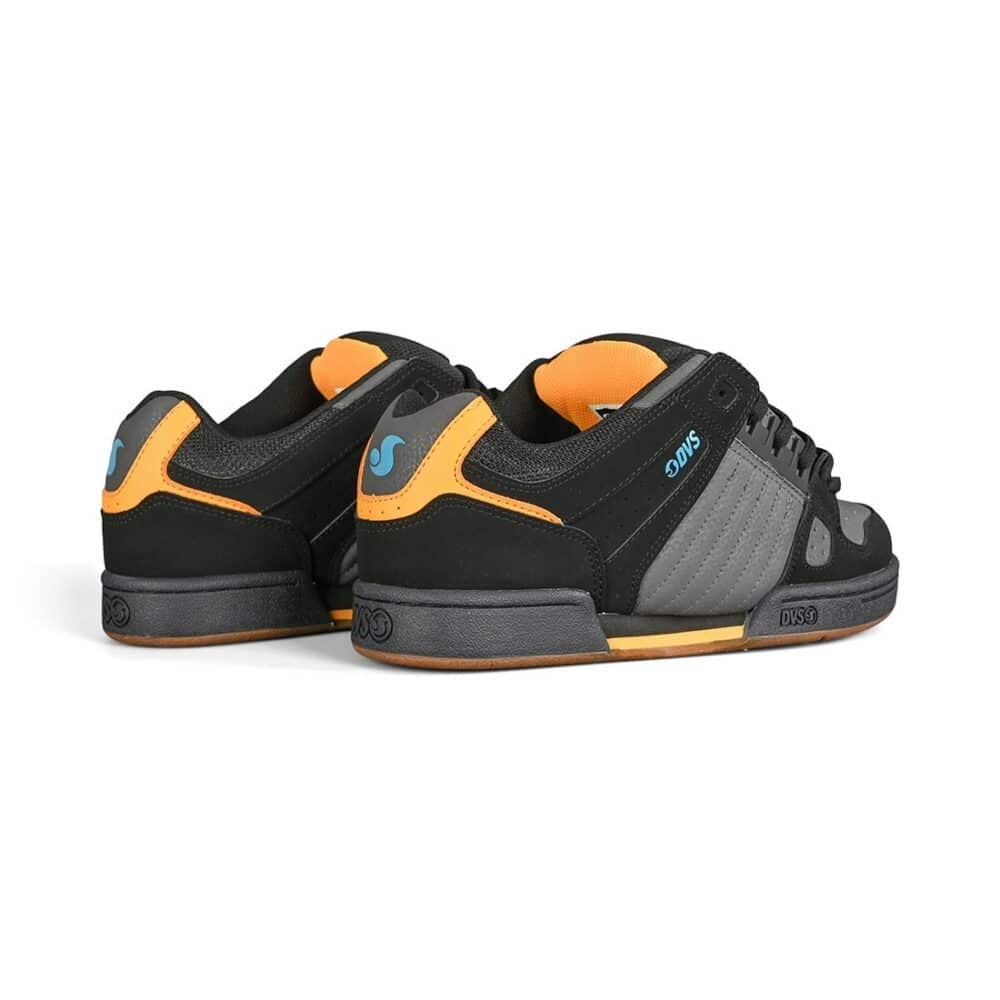 DVS Celsius Skate Shoes - Black/Orange/Blue