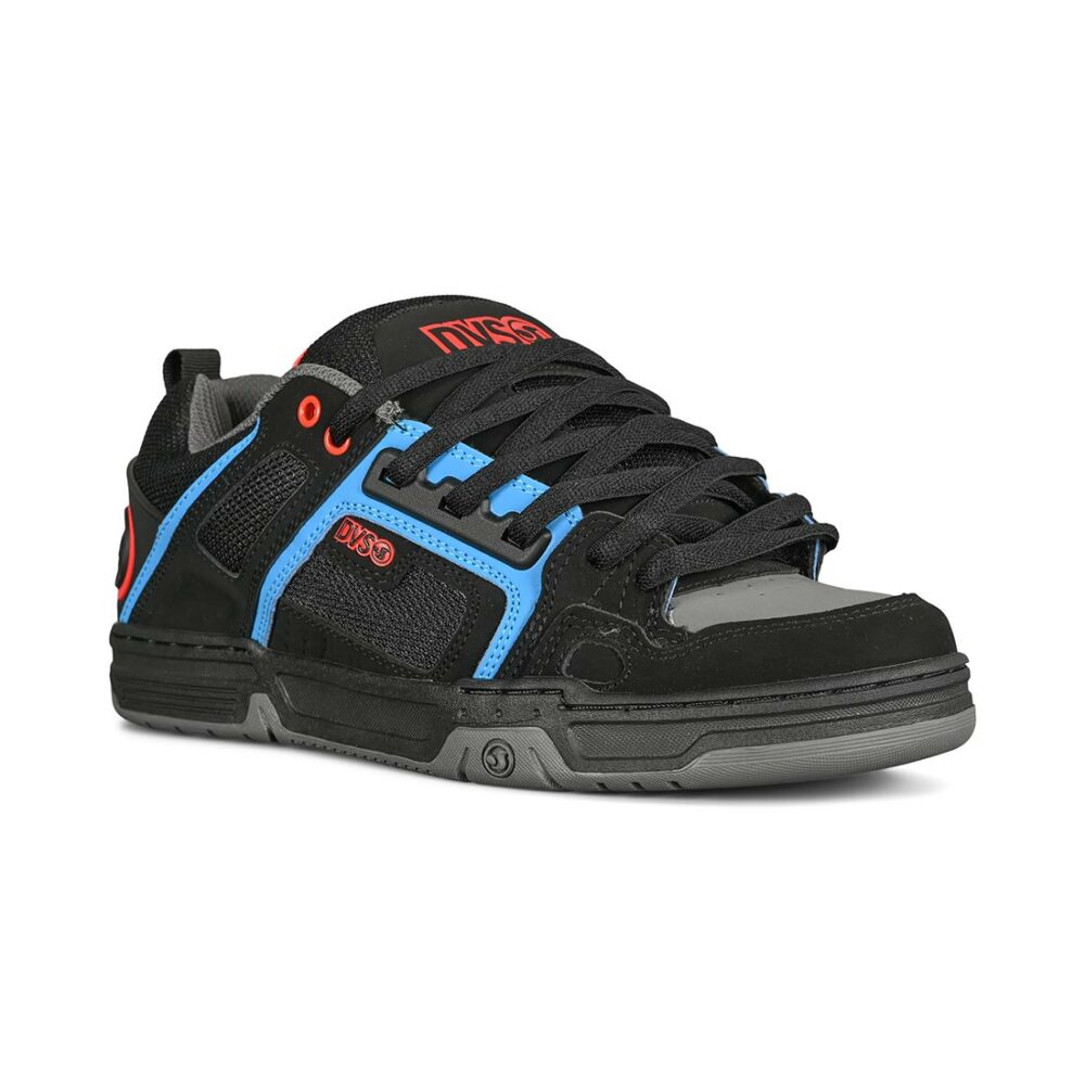 DVS Comanche Skate Shoes - Black-Blue-Red