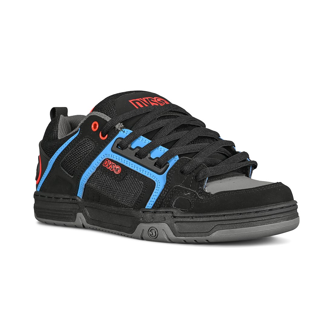 DVS Comanche Skate Shoes Black Blue Red Supereight