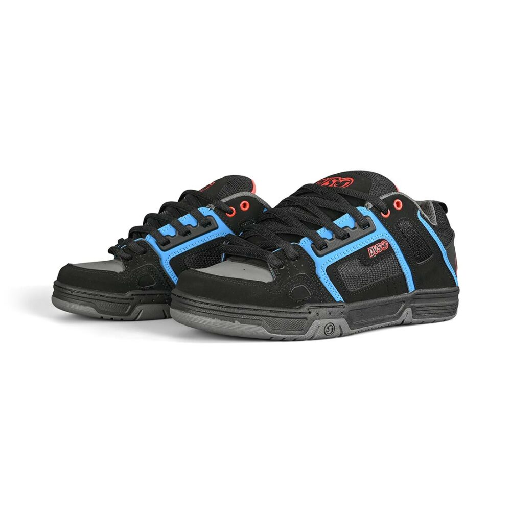 DVS Comanche Skate Shoes - Black-Blue-Red