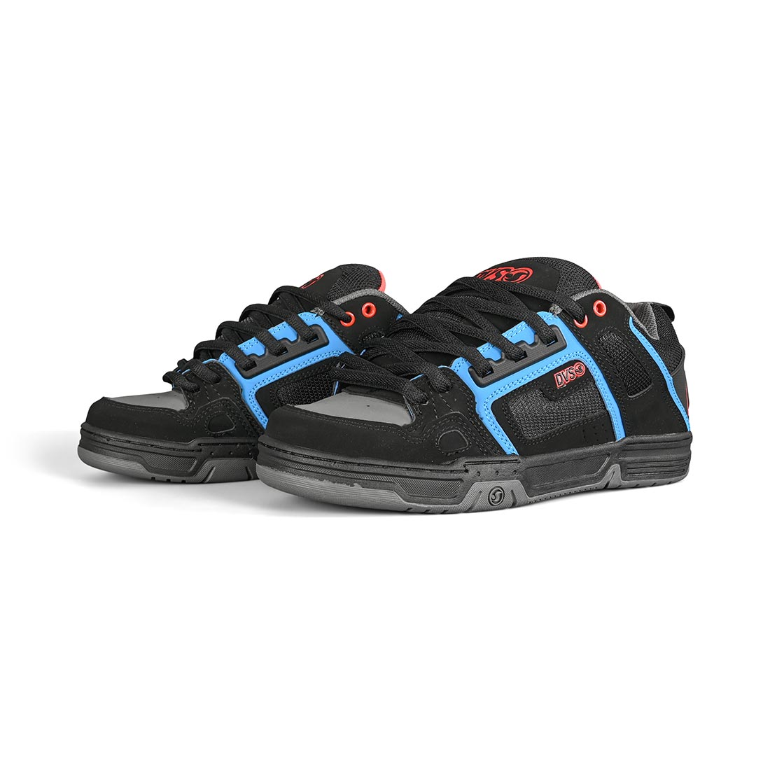 DVS Comanche Skate Shoes Black Blue Red Supereight