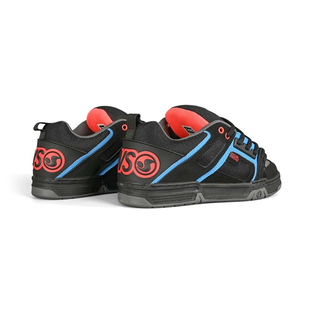 DVS Comanche Skate Shoes - Black-Blue-Red