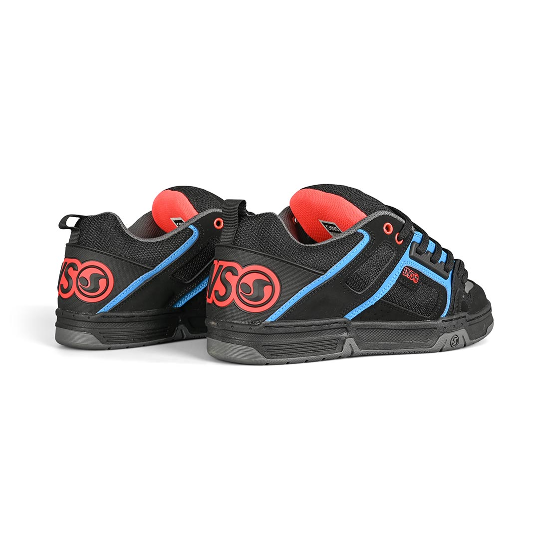 DVS Comanche Skate Shoes Black Blue Red Supereight