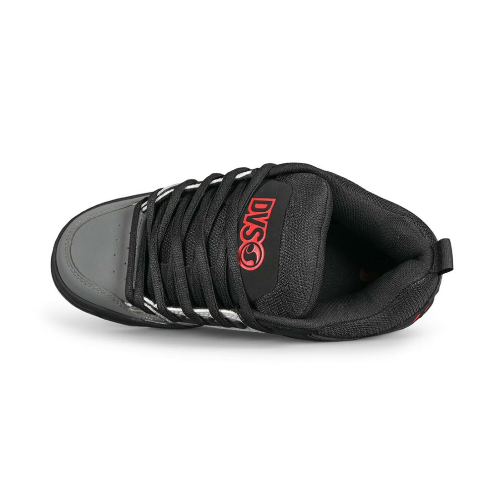 DVS Comanche Skate Shoes - Black-Grey-Red