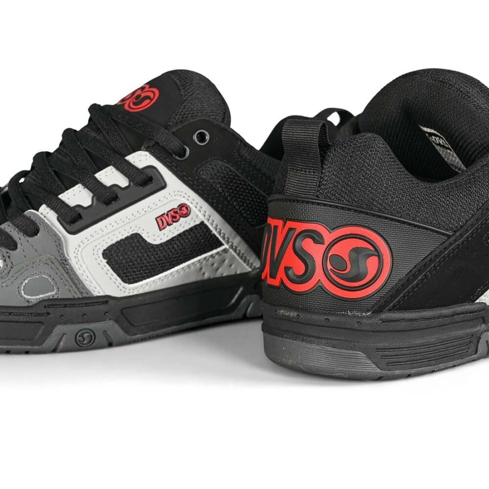 DVS Comanche Skate Shoes - Black-Grey-Red