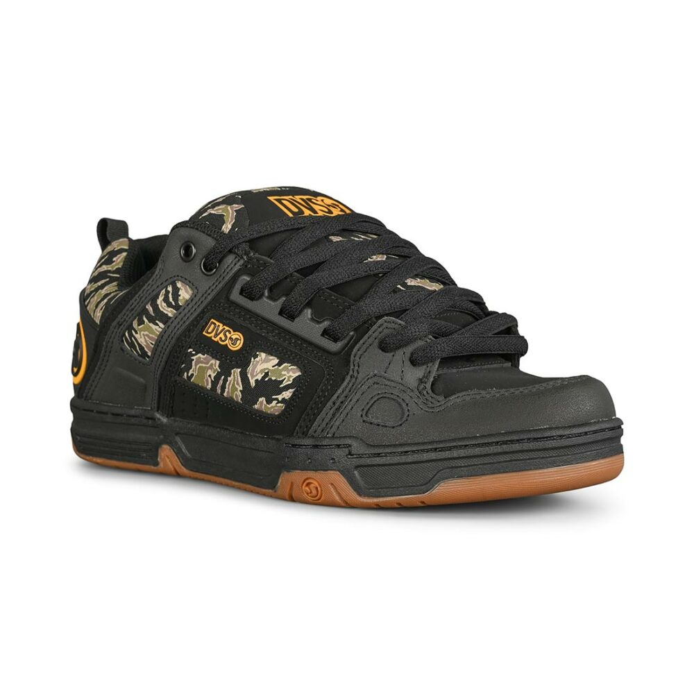 DVS Comanche Skate Shoes - Black-Jungle Camo