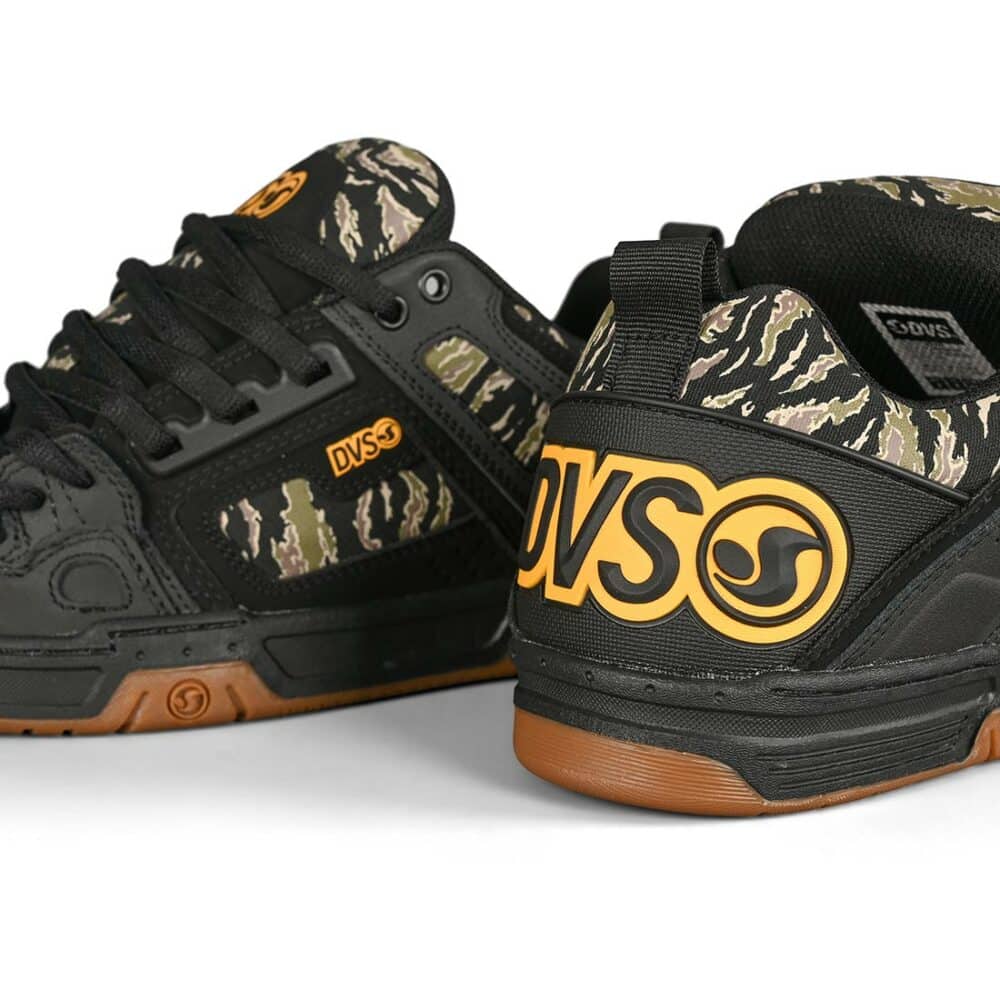 DVS Comanche Skate Shoes - Black-Jungle Camo