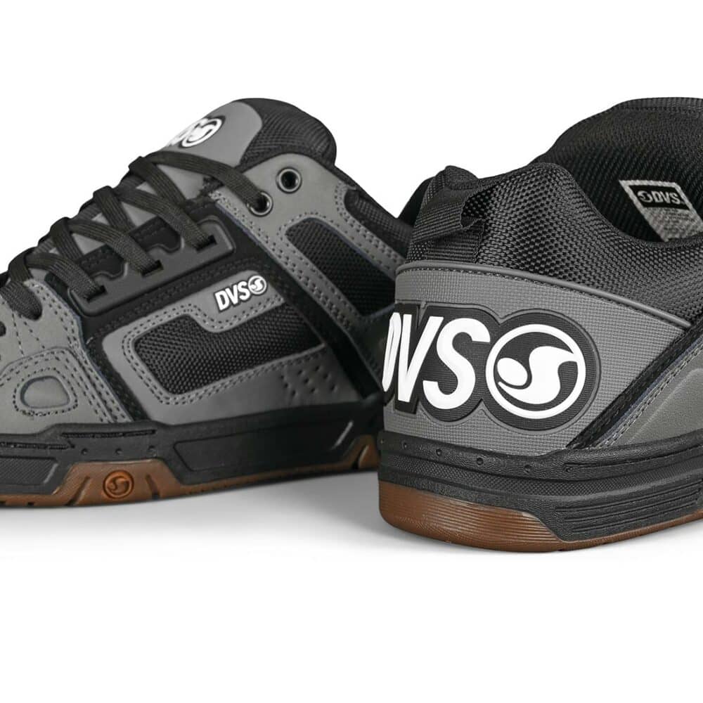 DVS Comanche Skate Shoes - Charcoal/Black/White