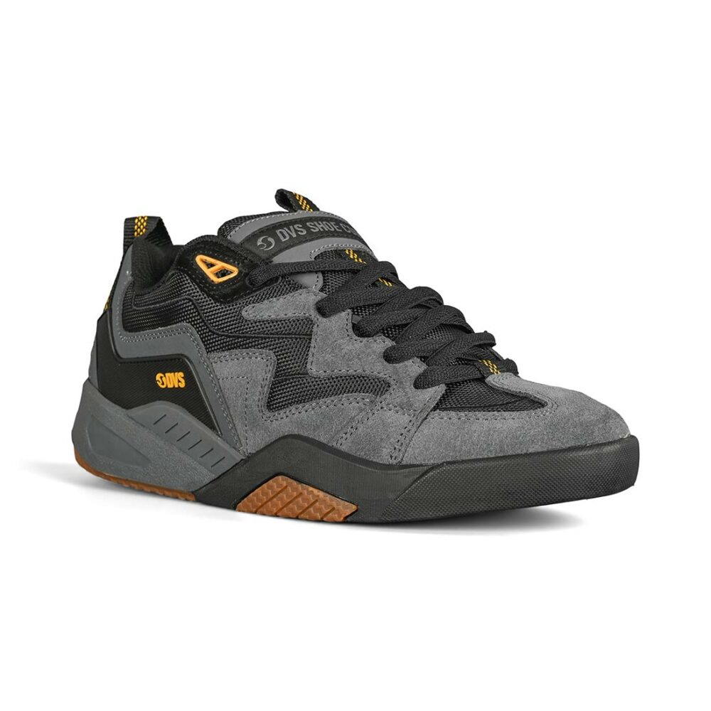DVS Devious Skate Shoes - Charcoal/Black/Gold