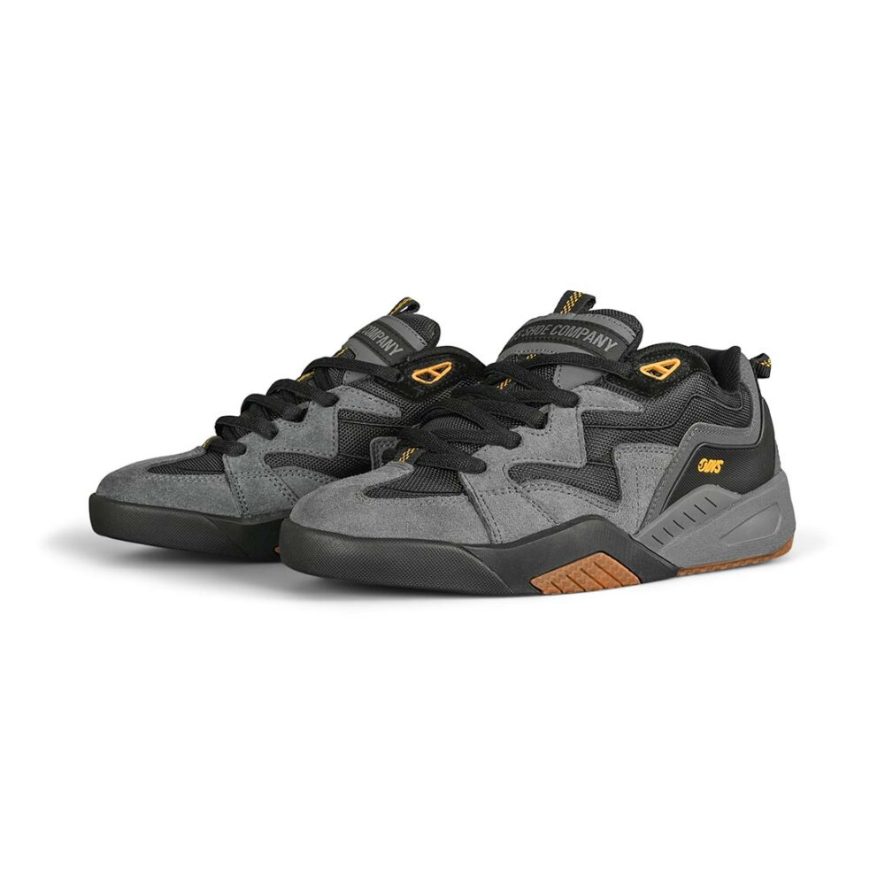 DVS Devious Skate Shoes - Charcoal-Black-Gold