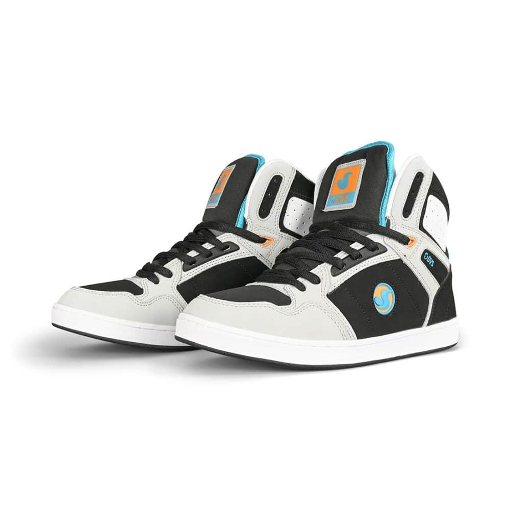 DVS Honcho High-Top Skate Shoes - Grey-Black-Blue