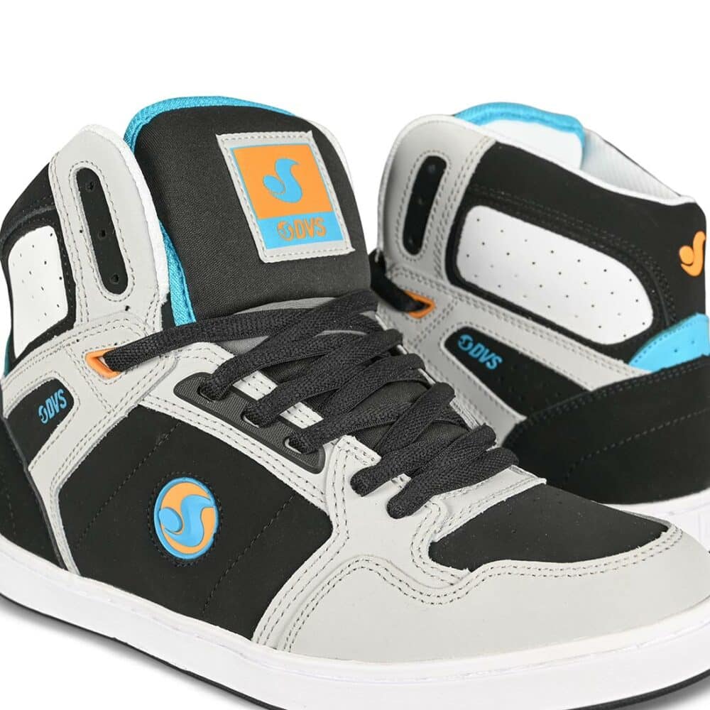 DVS Honcho High-Top Skate Shoes - Grey/Black/Blue