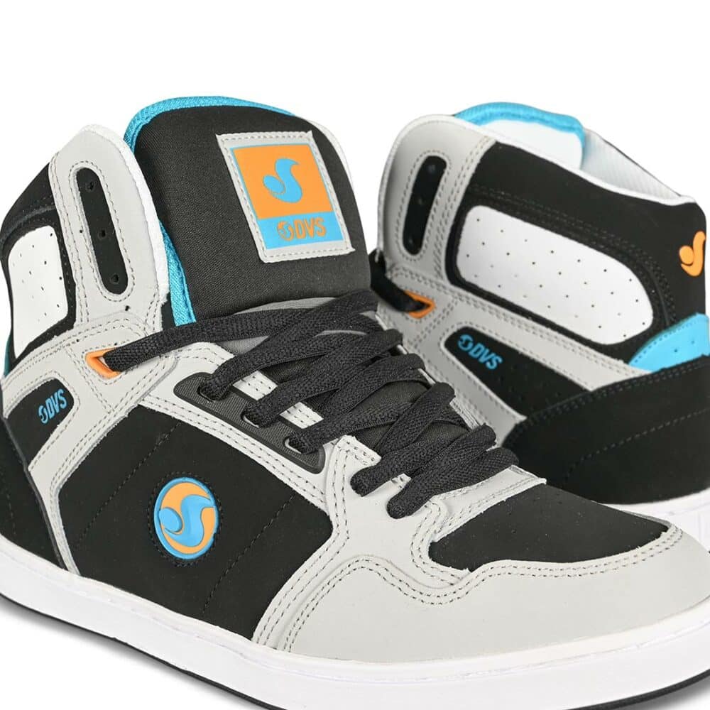 DVS Honcho High-Top Skate Shoes - Grey-Black-Blue