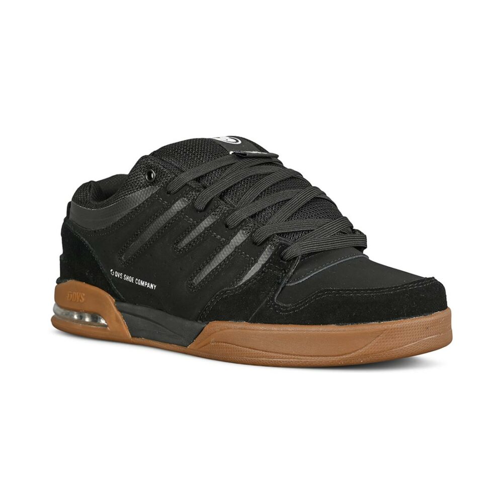 DVS Tycho Skate Shoes - Black-Black-Gum