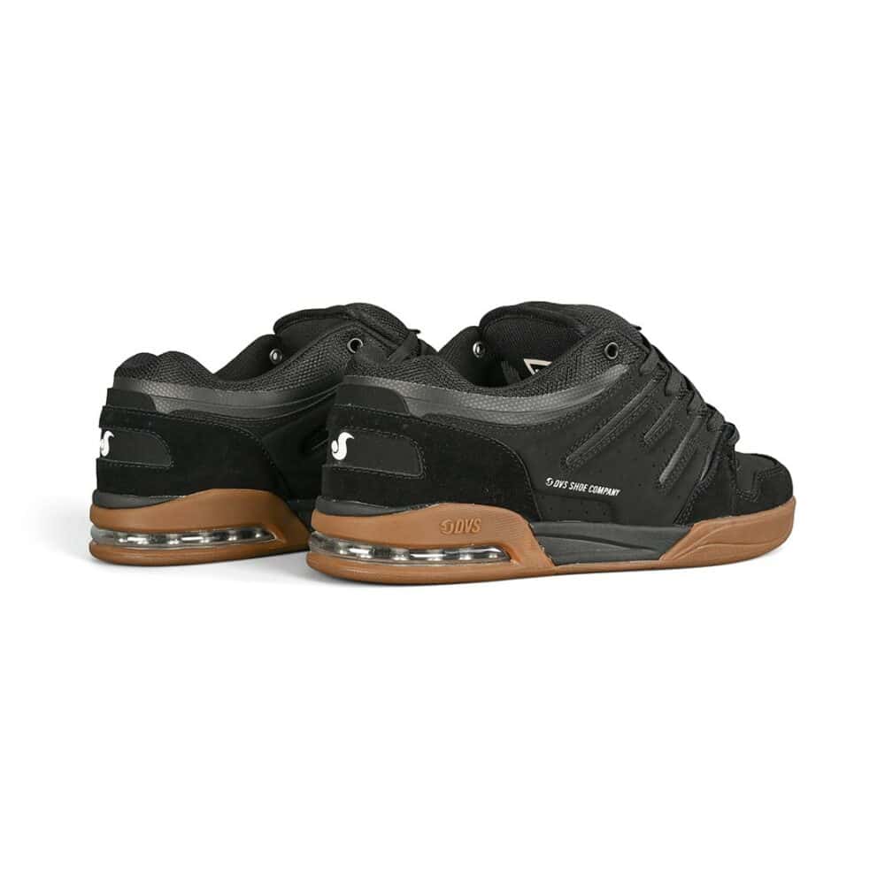 DVS Tycho Skate Shoes - Black-Black-Gum