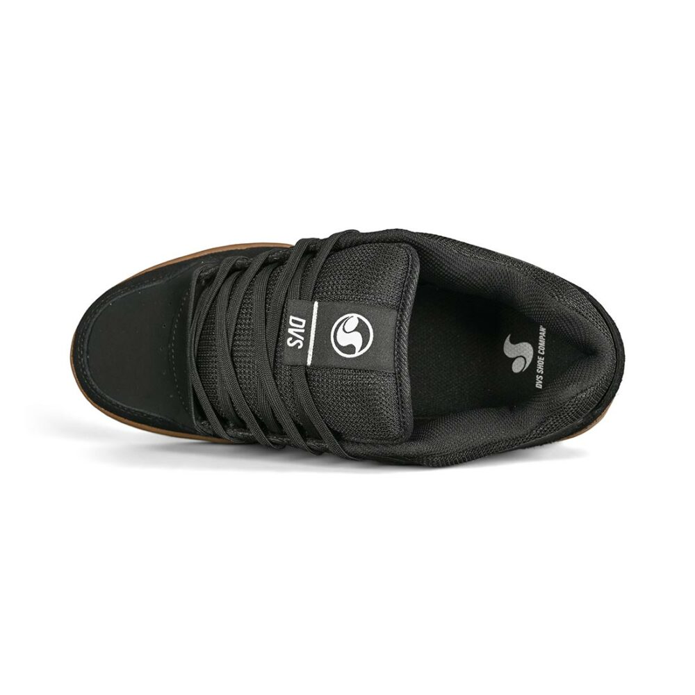 DVS Tycho Skate Shoes - Black-Black-Gum